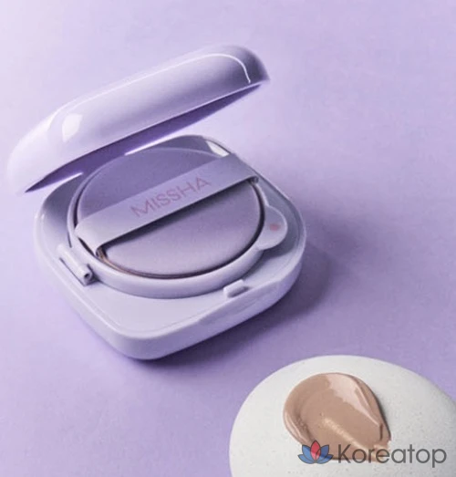 Кушон Missha Layering Fit Semi Glow Cushion Foundation, оттенок 23 Sand, 15 г, 1 шт., фото 5