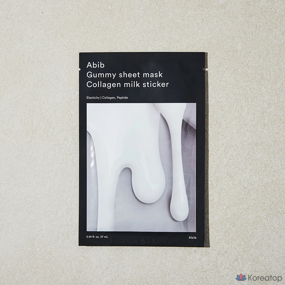 Тканевая маска для лица Abib Gum Sticker Sheet Mask Sticker Collagen Milk, 4 шт.