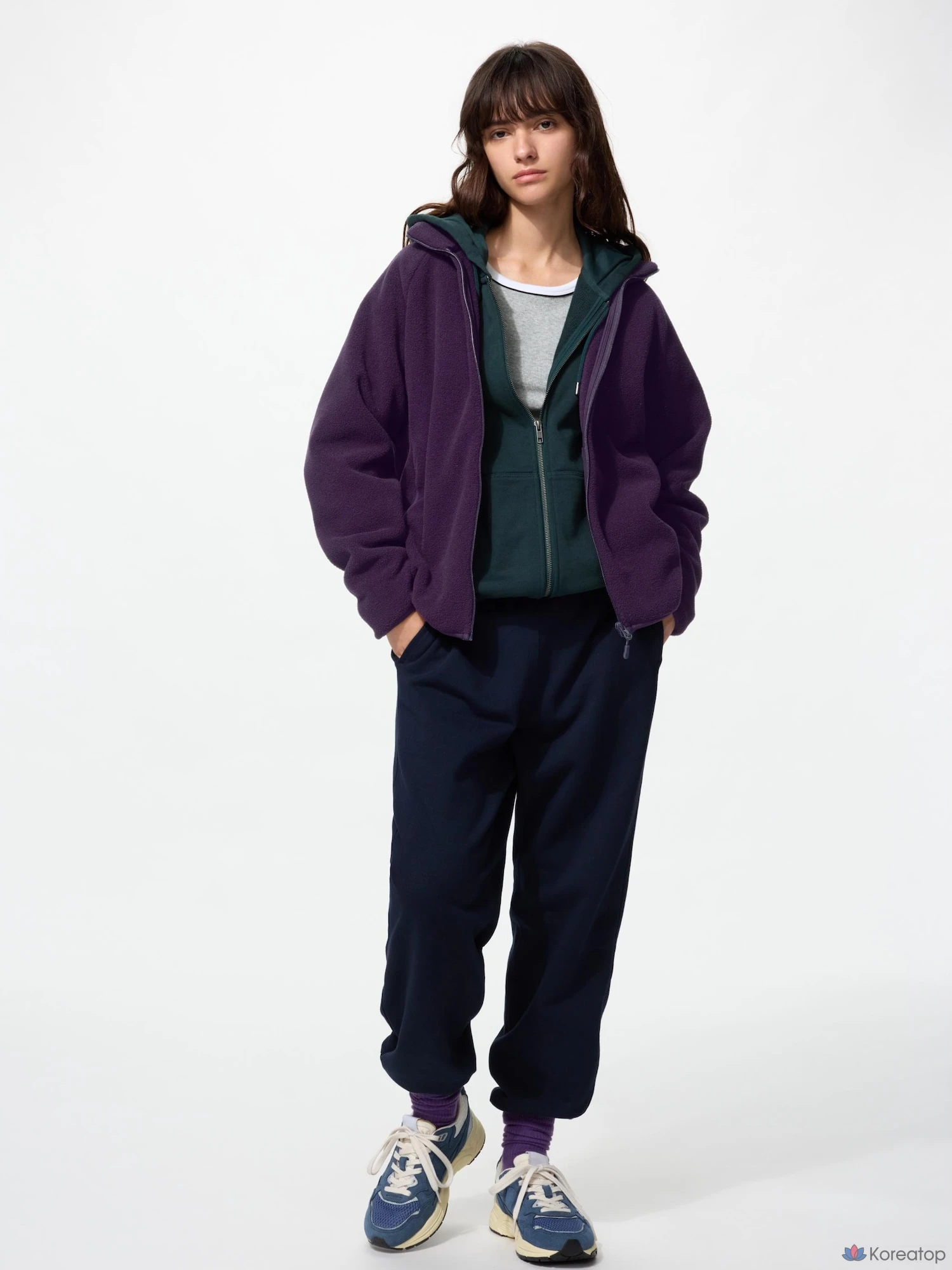 Флисовая куртка Uniqlo Fleece Full-Zip Jacket