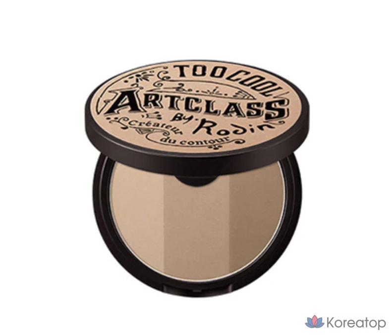 Палетка для контуринга Too Cool For School Artclass By Rodin Shading, оттенок Modern, 9.5 г + кисть для контуринга, 1 шт., фото 2