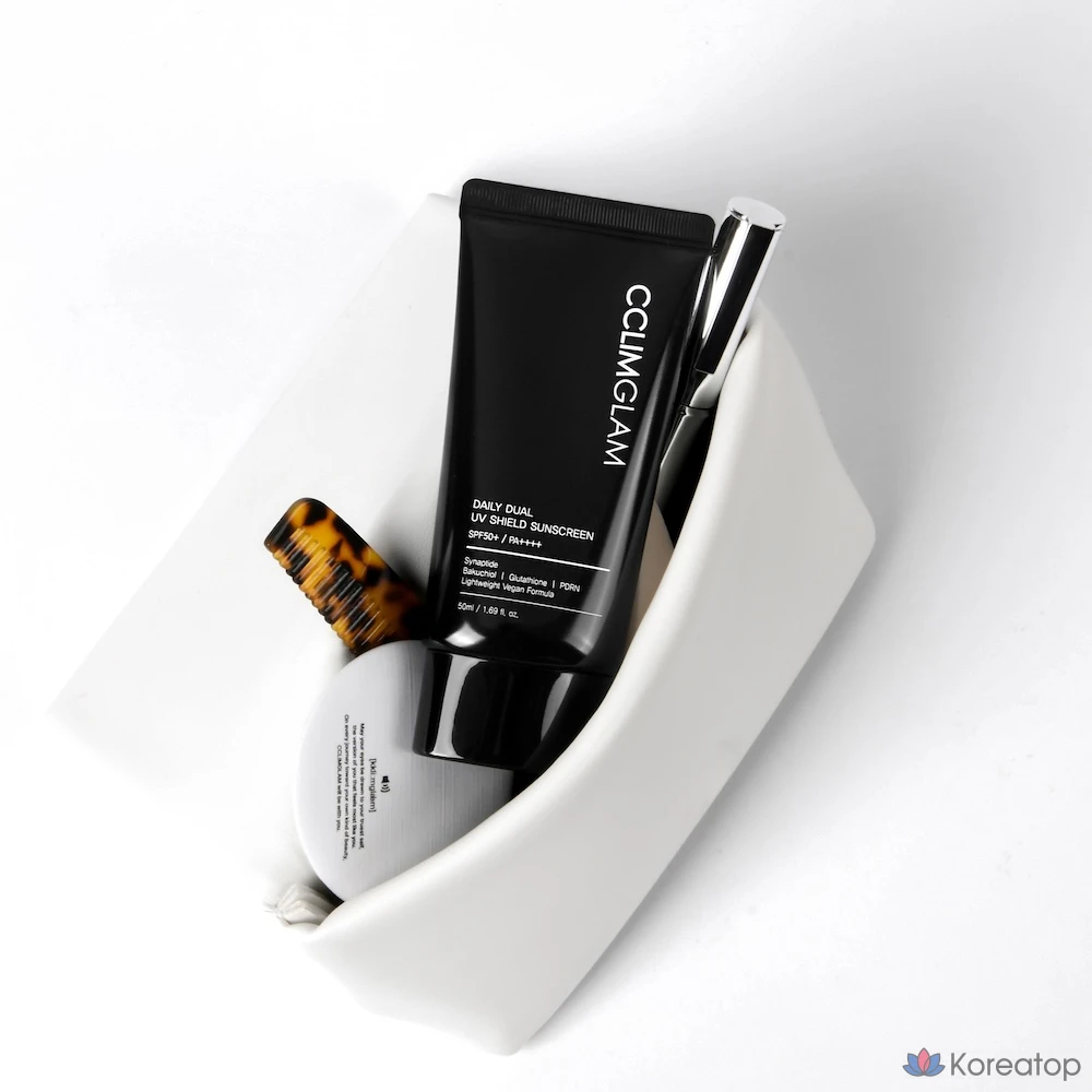 Солнцезащитный крем CCLIMGLAM UV Shield Vegan Daily Sun Cream SPF50+ PA++++, 50 мл, 1 шт.