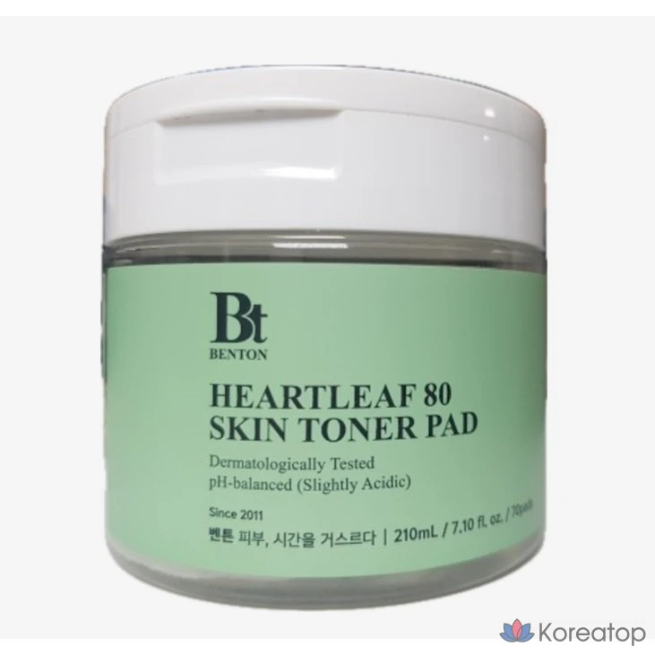 Тонер-пэды Benton Cica 80 Skin Toner Pad, 1 шт.