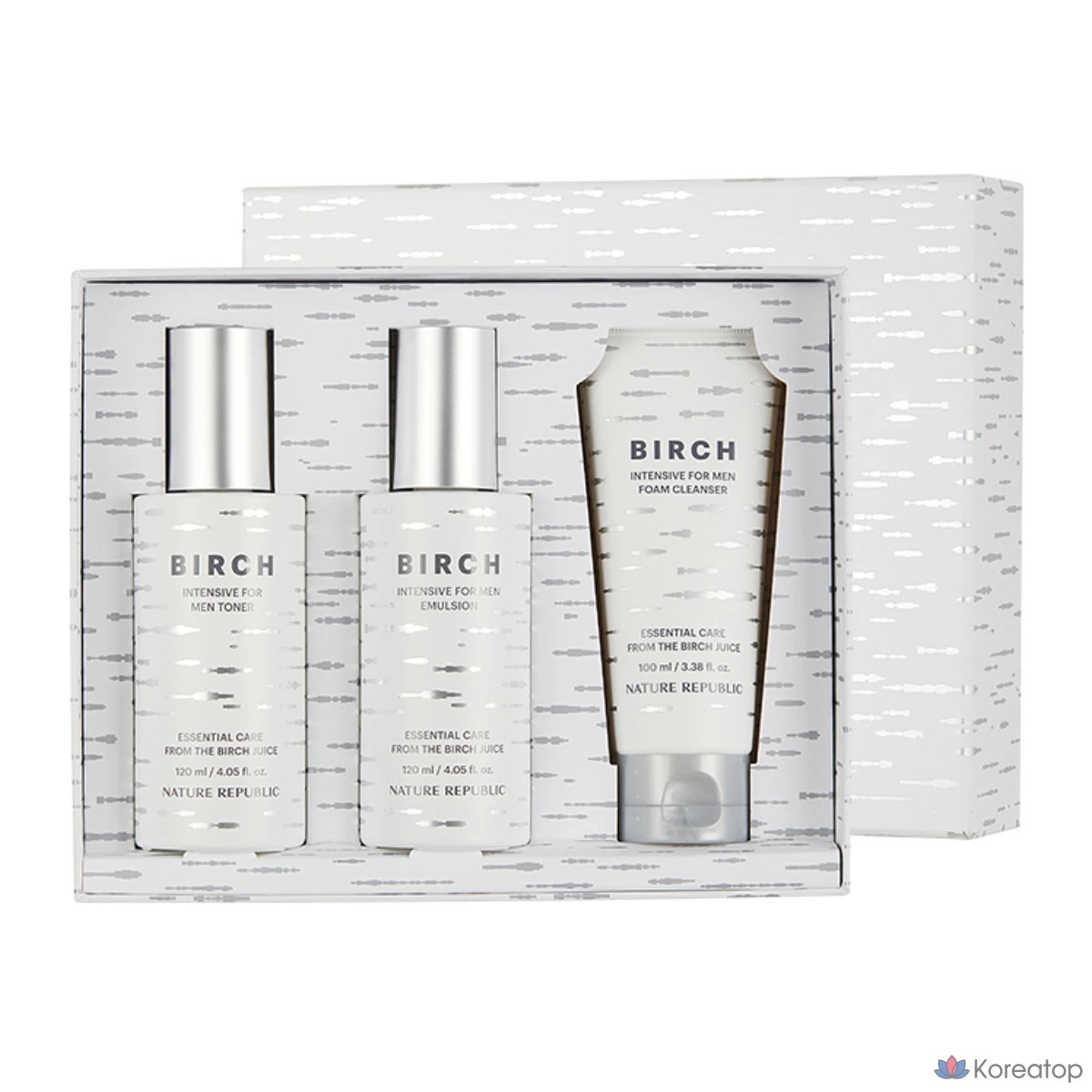 Набор для ухода Nature Republic Birch Intensive For Men Skincare Set, 1 шт.