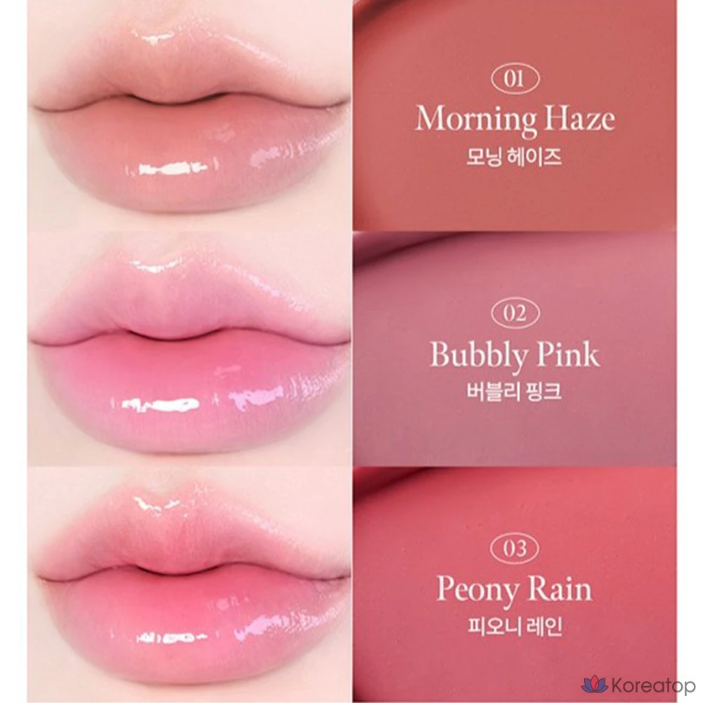 Глосс для губ Milk Touch Dew Stain Sheer Lip Gloss, оттенок 05 Peach Drop, 1 шт., фото 4