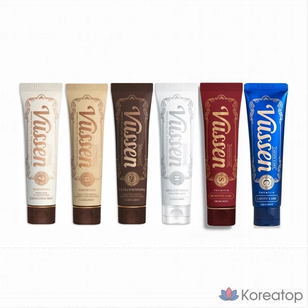 Зубная паста и зубная щетка Vussen Osteem Premium 11-piece Set (подарочный набор), 15 шт., фото 2