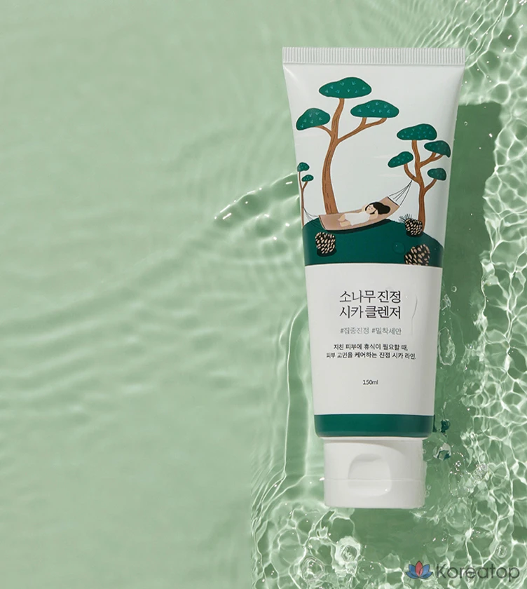 Очищающее средство Round Lab Pine Calming Cica Cleanser, 150 мл, 1 шт.