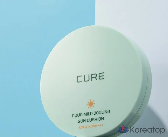 Солнцезащитный кушон KIM JEONG MOON Aloe La Sense Roe Cure Aqua Mild Cooling Sun Cushion SPF50+ PA++++, 25 г, 1 шт.