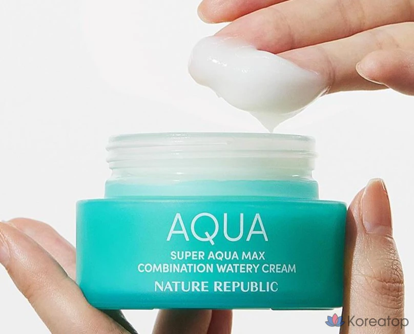Крем для лица Nature Republic Super Aqua Max Combination Water Cream, 80 мл, 1 шт.
