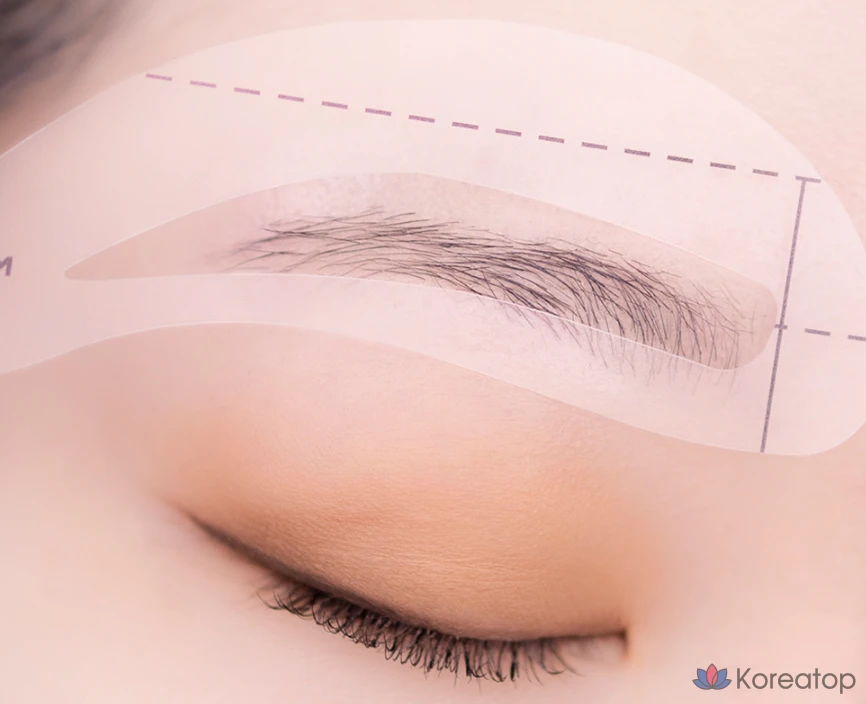 Набор для бровей Marshique Eyebrow Pro Drawing Guide Stencil, 10 шт., 1 шт.