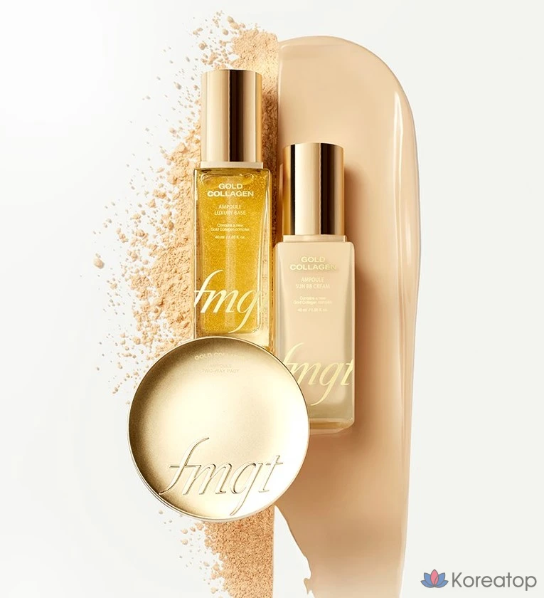 Солнцезащитный BB-крем FMGT New Gold Collagen Ampoule Sun BB Cream SPF50+ PA+++, 40 мл, 1 шт.