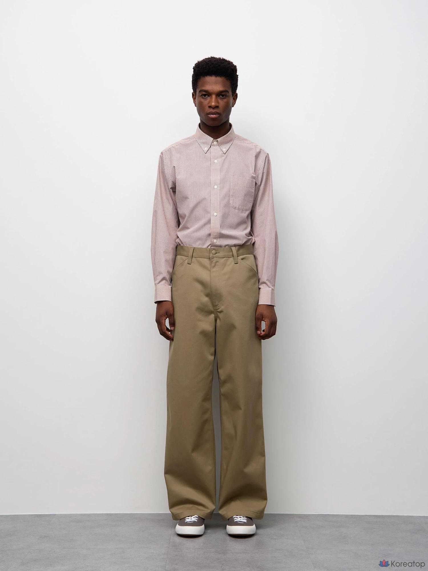 Брюки Uniqlo Chino Wide Straight Pants