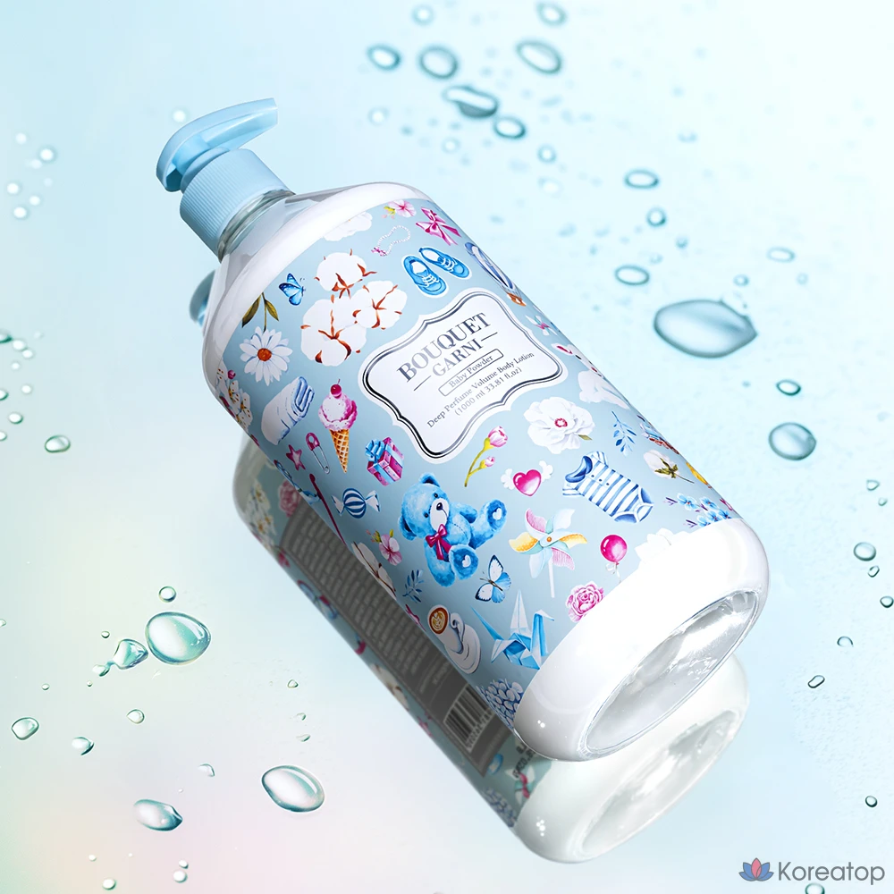 Лосьон для тела Bouquet Garni Deep Perfume Volume Body Lotion, аромат Baby Powder, 1 л, 1 шт.