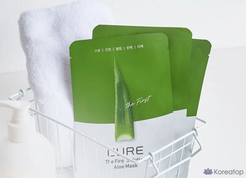 Тканевая маска для лица KIM JEONG MOON Aloe Cure The First Solution Mask, 30 шт., фото 4