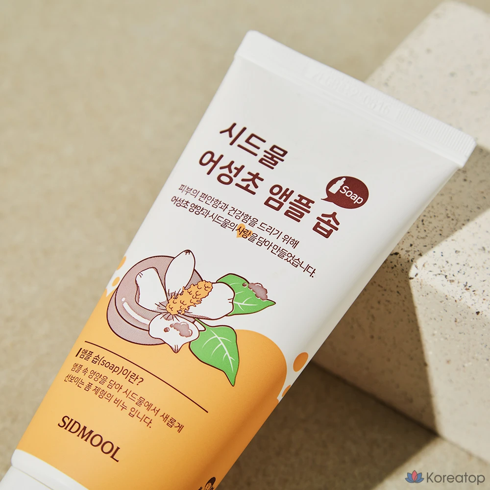 Очищающая ампульная пенка Sidmool Houttuynia Cordata Ampoule Soap, 100 мл, 1 шт.