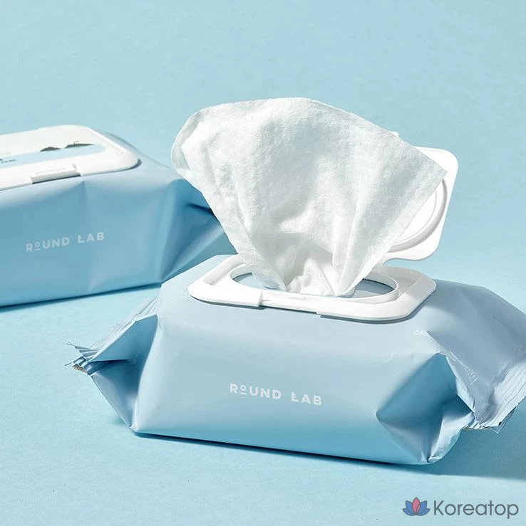 Очищающие салфетки Round Lab 1025 Dokdo Cleansing Tissue, 30 шт.