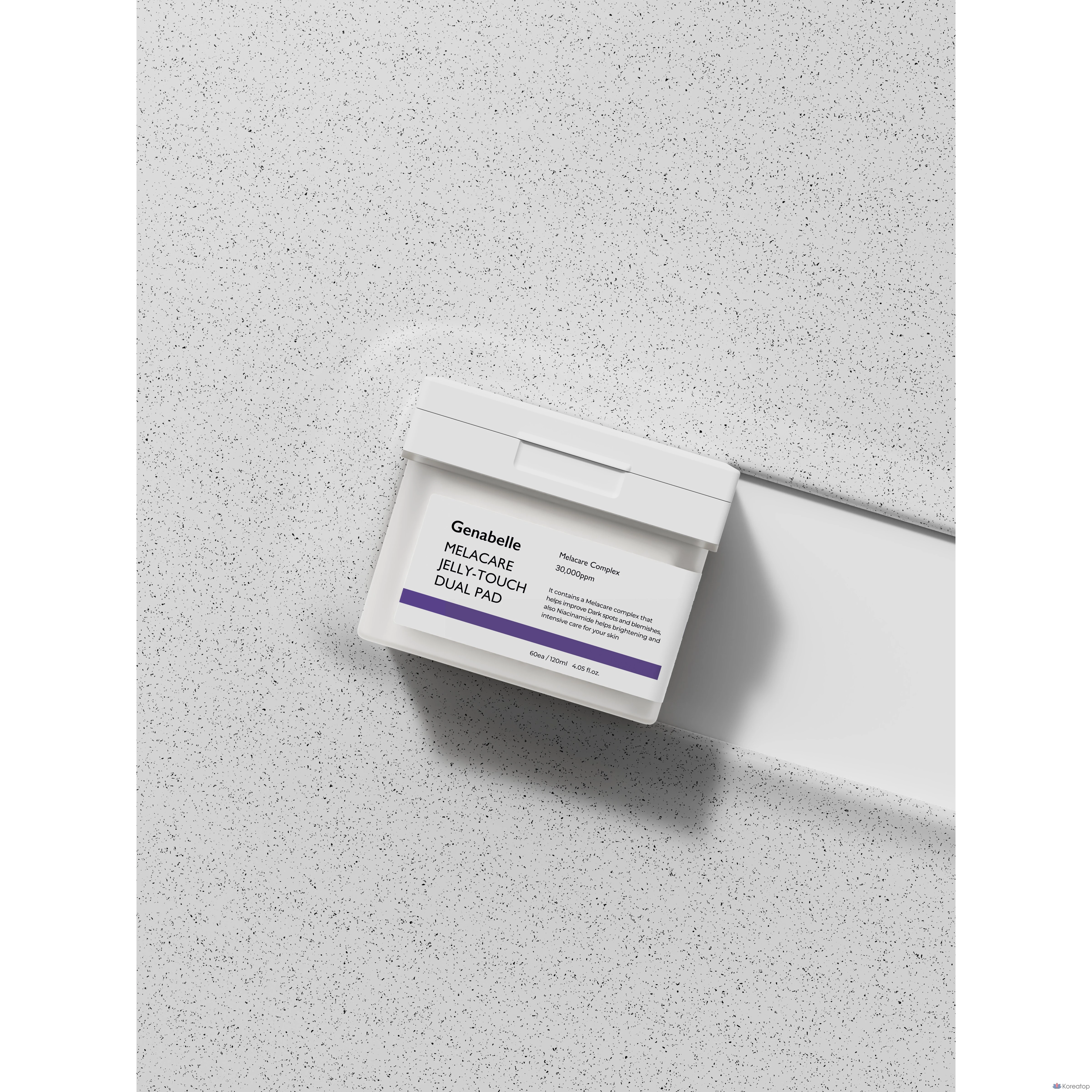 Пэды Genabelle Melacare Jelly Touch Dual, 60 шт.