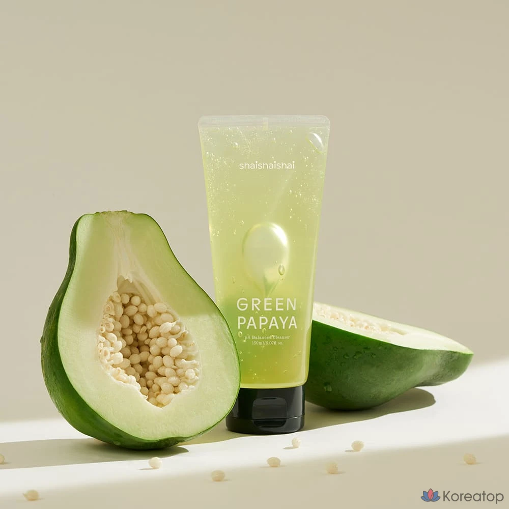 Гидрофильное масло SHAISHAISHAI Green Papaya pH Balanced Cleanser, 150 мл, 1 шт.