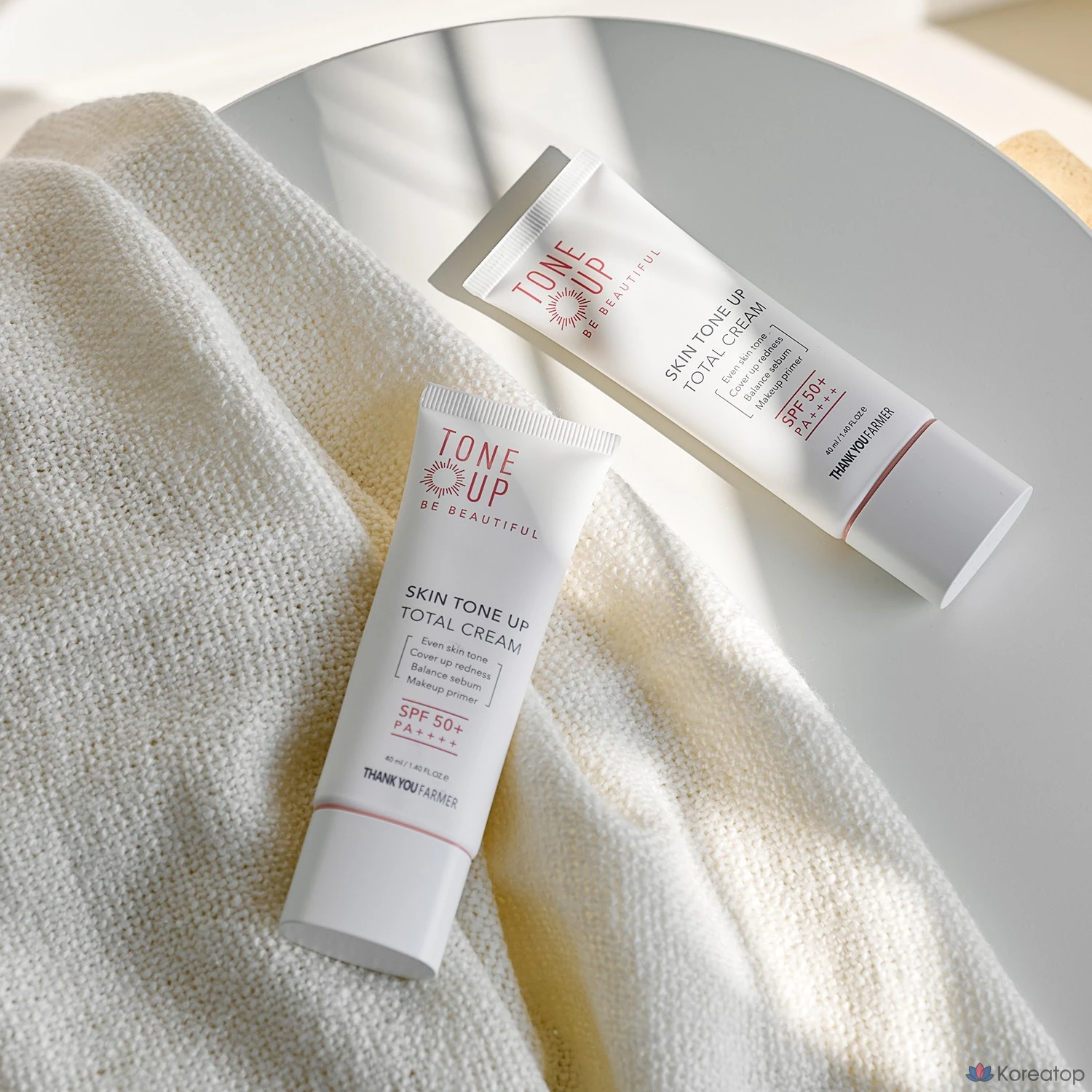 Тонер Thank You Farmer Skin Tone Up Total Cream, 40 мл, 1 шт.