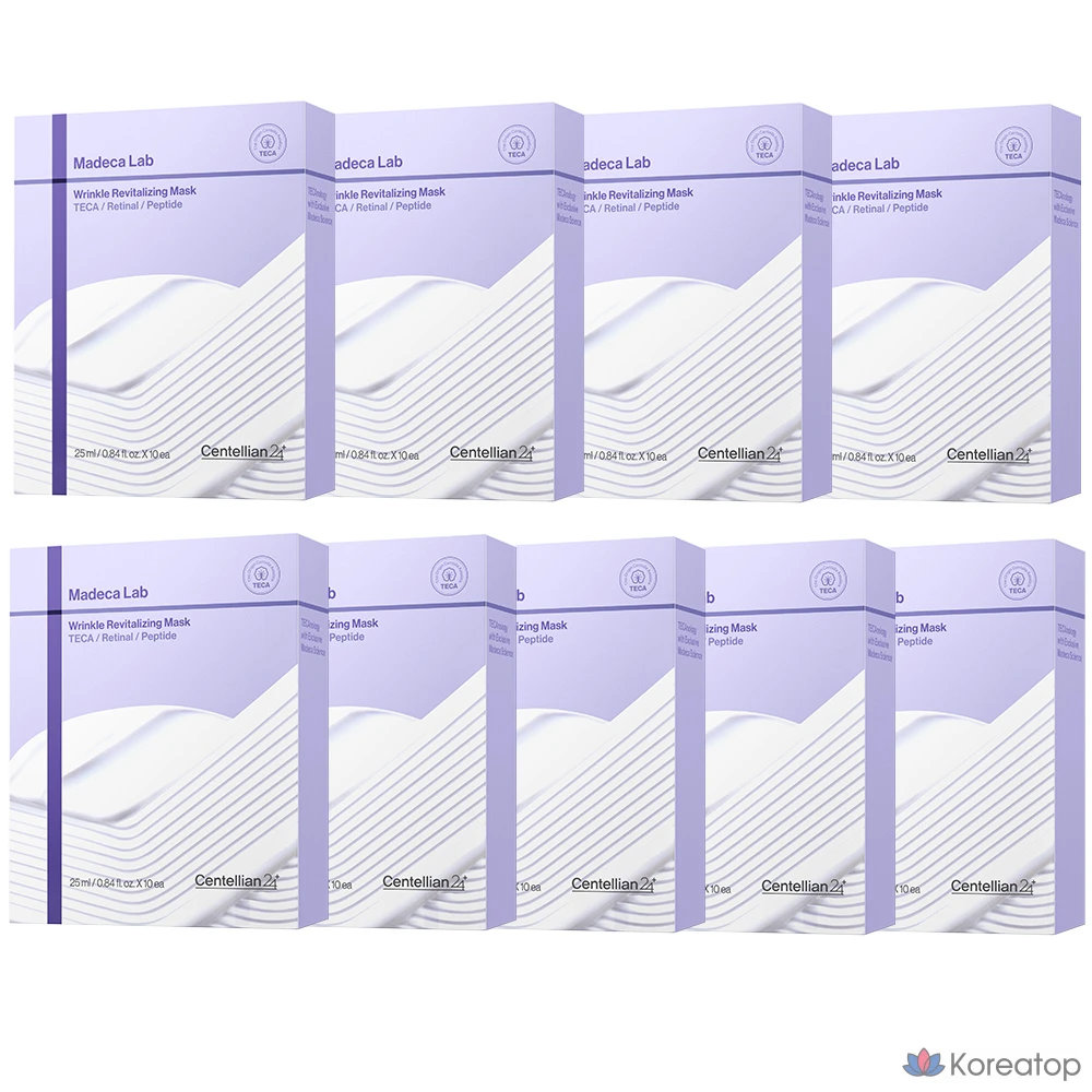 Тканевая маска для лица Centellian24 Madeca Lab Mask Wrinkle Revitalizing, 90 шт.