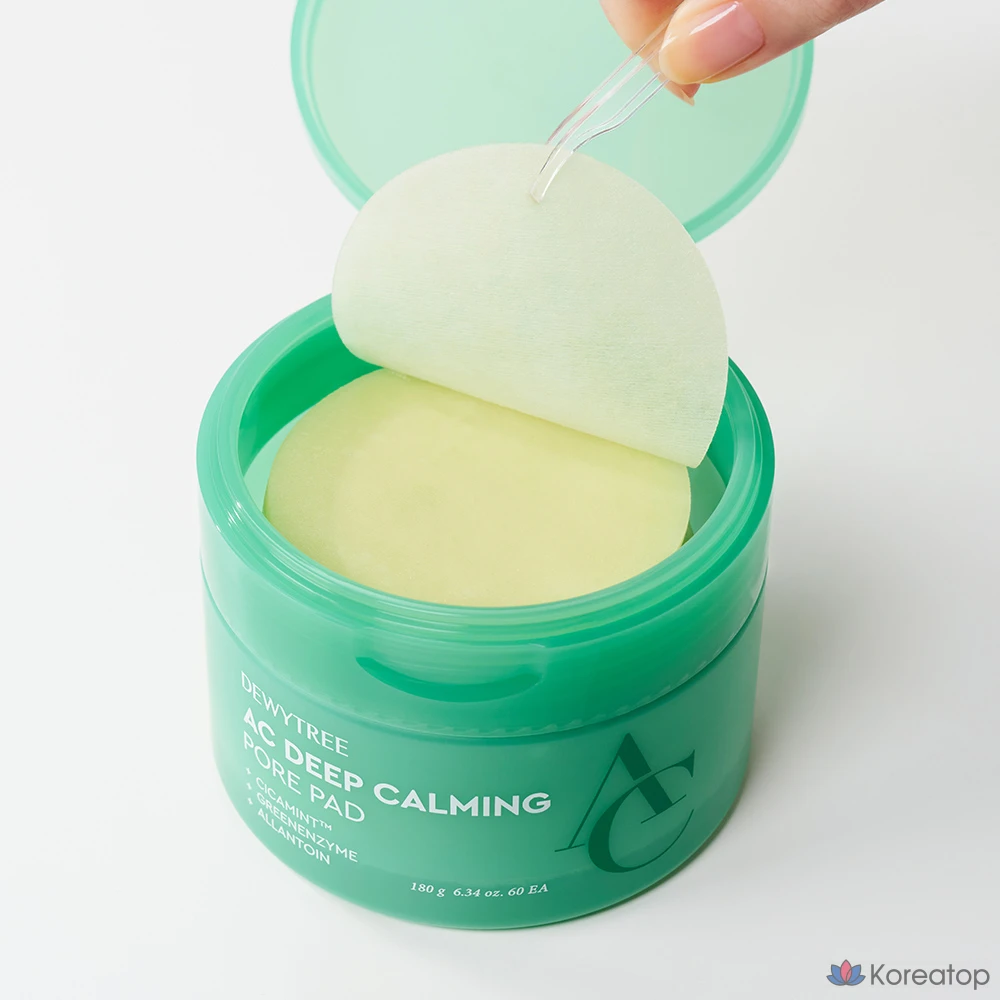 Пэды Dewytree AC Deep Calming Pore Pad, 180 г, 60 шт.