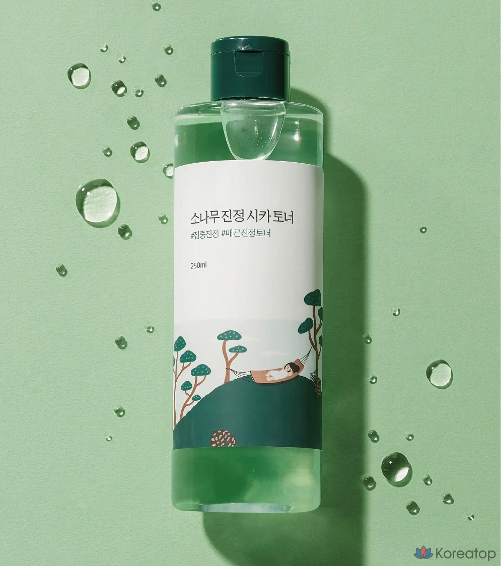 Тонер Round Lab Pine Tree Calming Cica Toner, 250 мл, 1 шт.