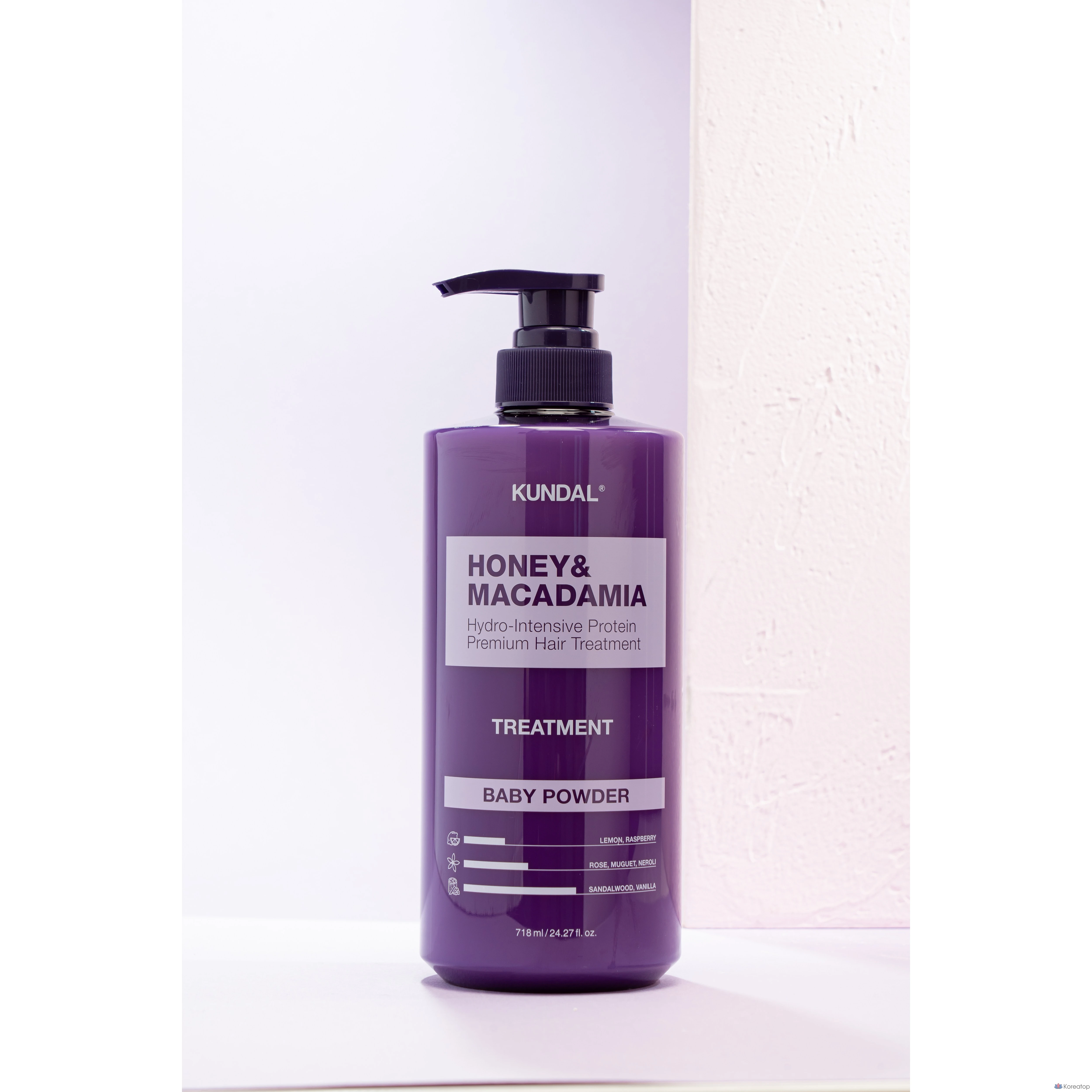 Кондиционер Kundal Honey & Macadamia Hair Treatment Pink Grapefruit, 1.058 л, 1 шт., фото 3