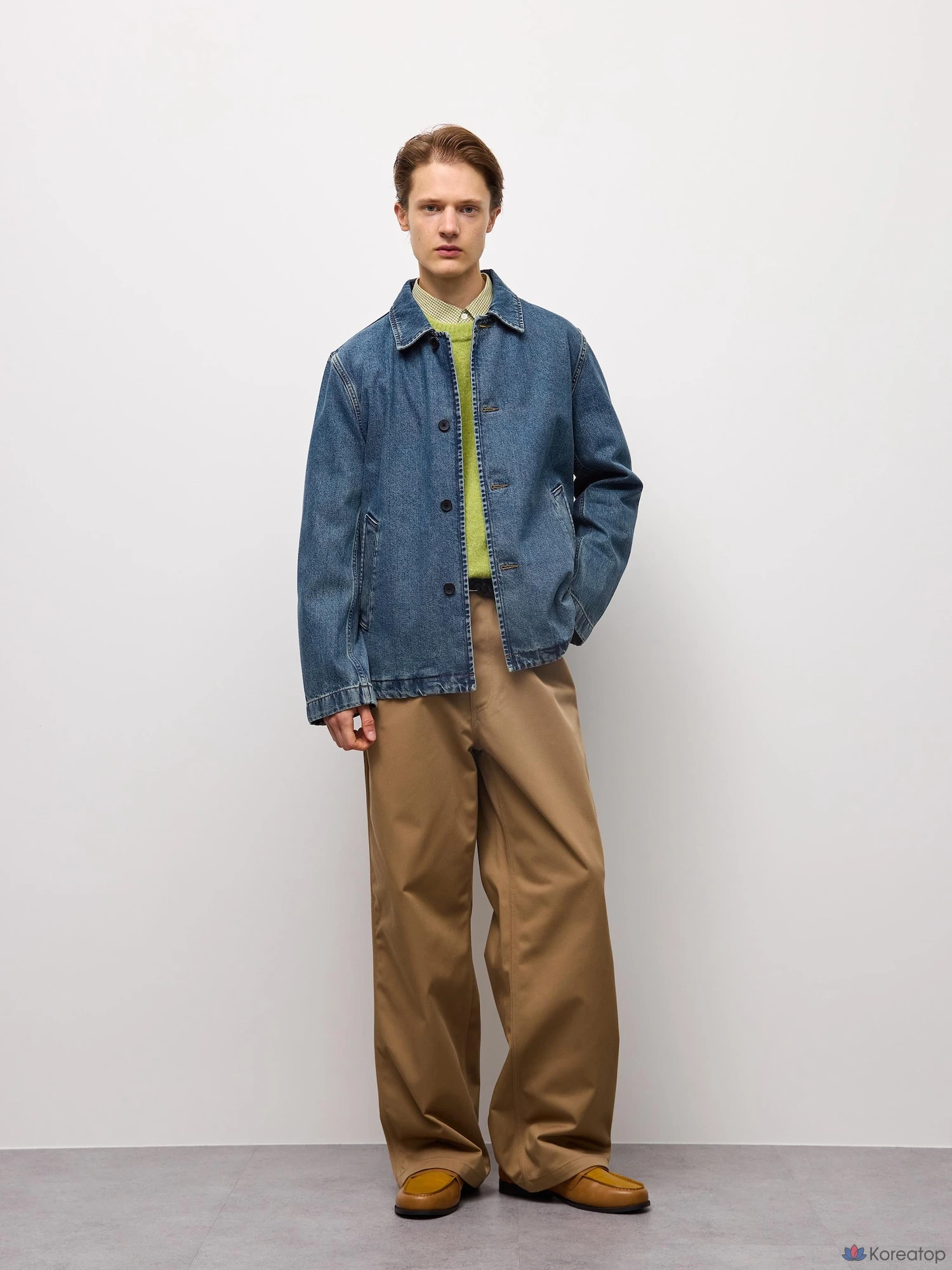 Джинсовая рабочая куртка Uniqlo Denim Work Jacket