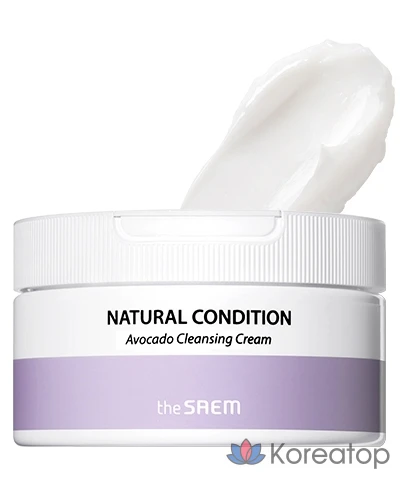Очищающий крем The Saem Natural Condition Avocado Cleansing Cream, 300 мл, 1 шт.