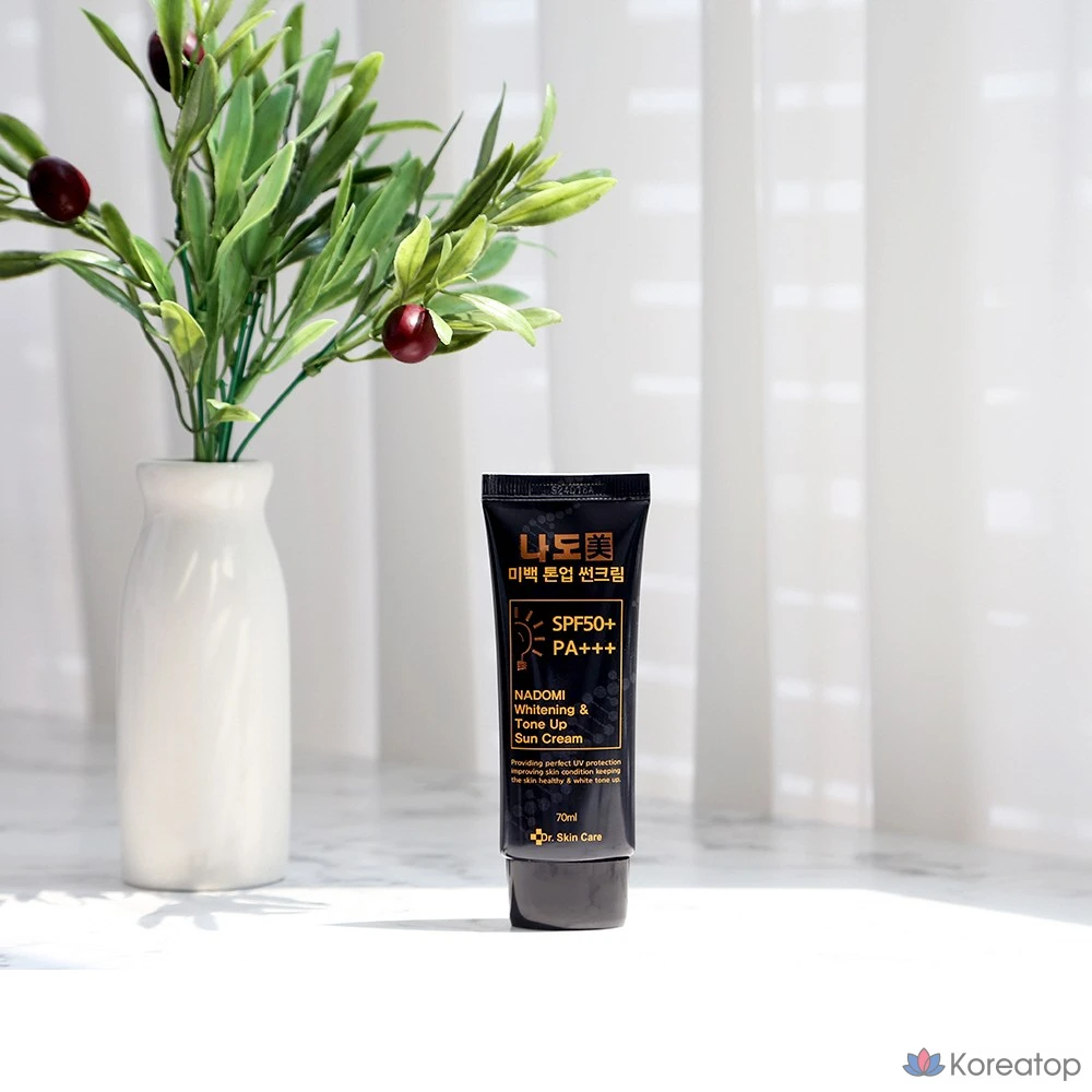 Солнцезащитный крем AYODELE Nado Me Tone-up Whitening Sun Cream SPF+ PA+++, 70 мл, 1 шт.