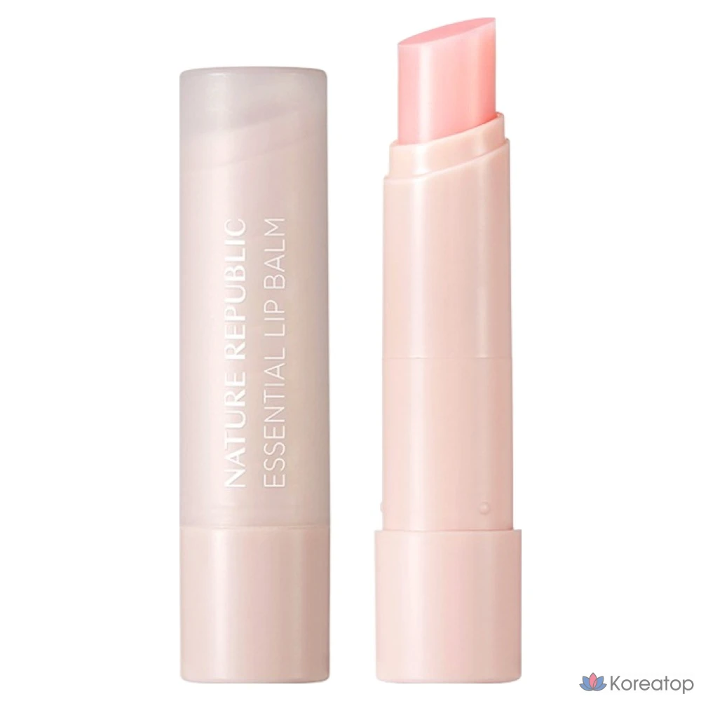 Бальзам для губ Nature Republic Essential Lip Balm, оттенок 03 Camellia, 3.2 г, 1 шт.