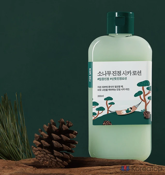 Лосьон для лица Round Lab For Men Pine Calming Cica Lotion, 200 мл, 1 шт., фото 4