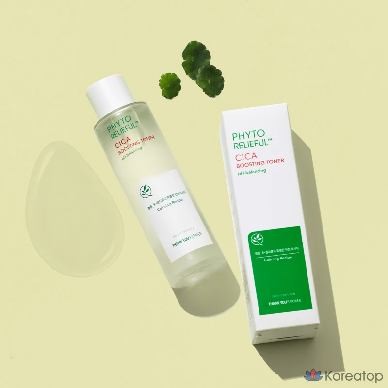 Тонер Thank You Farmer Phyto Lilyful Cica Boosting Toner, 200 мл, 1 шт.