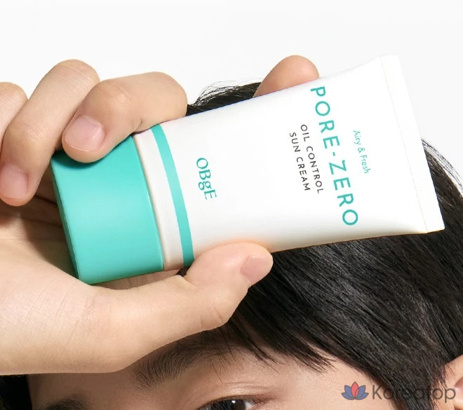 Солнцезащитный крем OBge Pore Zero Oil Control Sun Cream SPF50+ PA++++, 50 мл, 1 шт.