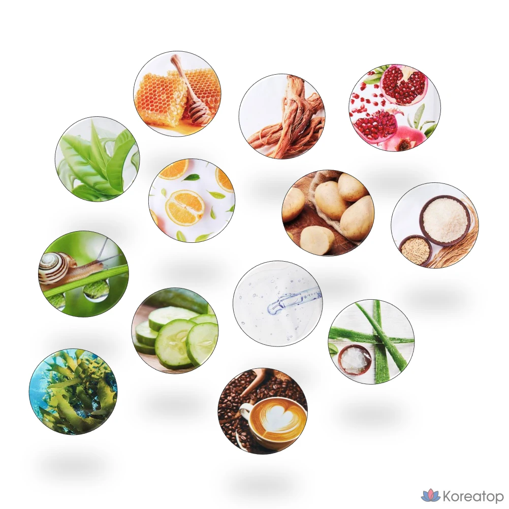 Тканевая маска для лица Ricocell Nature Recovery Daily Mask, 10 шт.