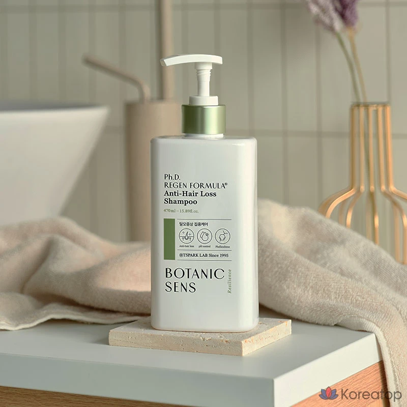 Шампунь BOTANICSENS Vegan Certified Mild Acidic Hair Loss Relief Functional, 470 мл, 1 шт.
