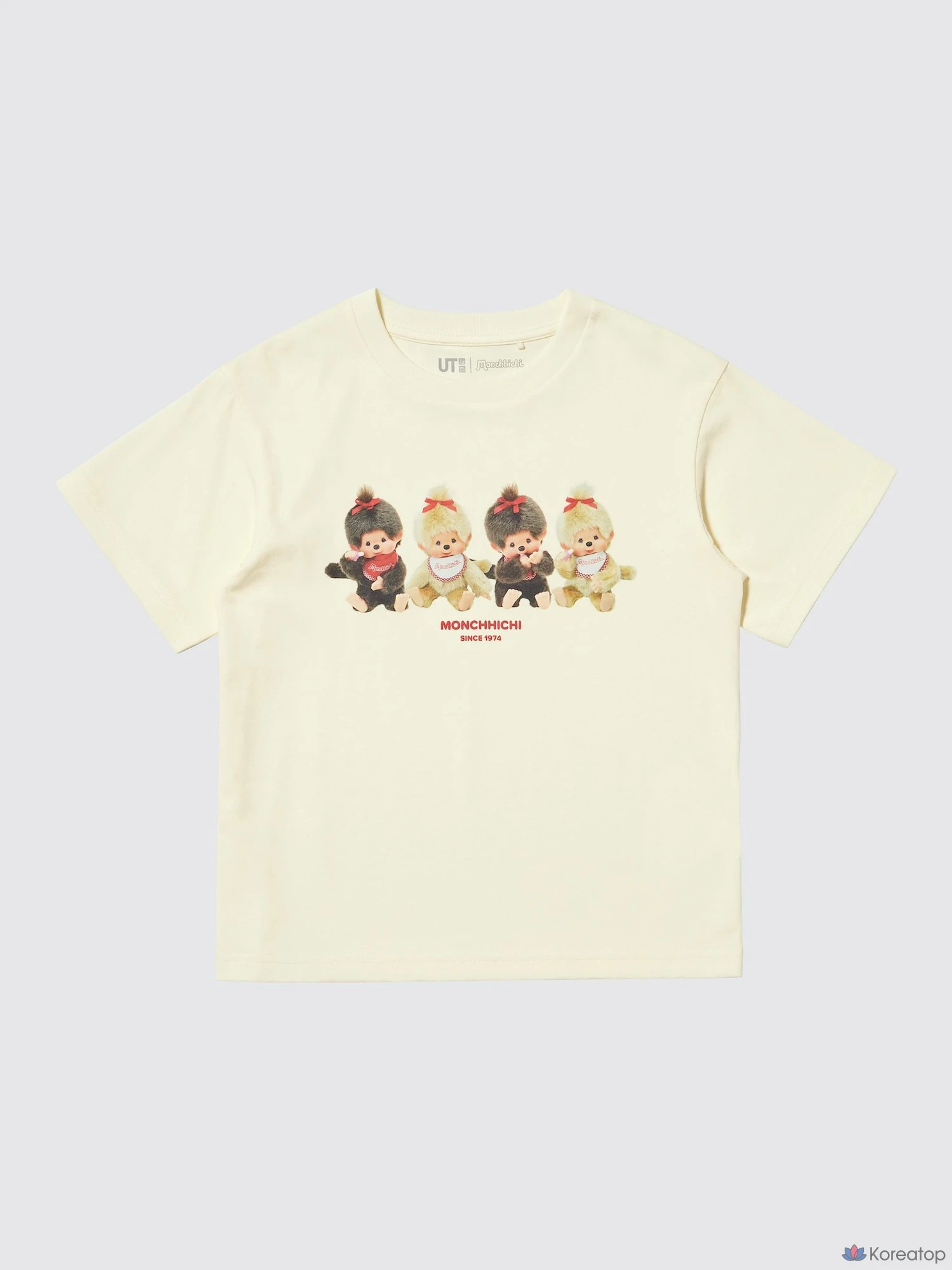 Футболка детская Uniqlo Monchhichi UT Graphic T, размер Free