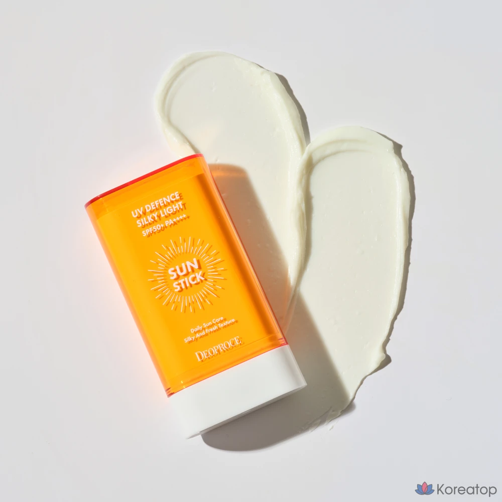 Солнцезащитный стик Deoproce UV Defense Silky Light Sun Stick SPF50+ PA++++, 19 г, 1 шт.