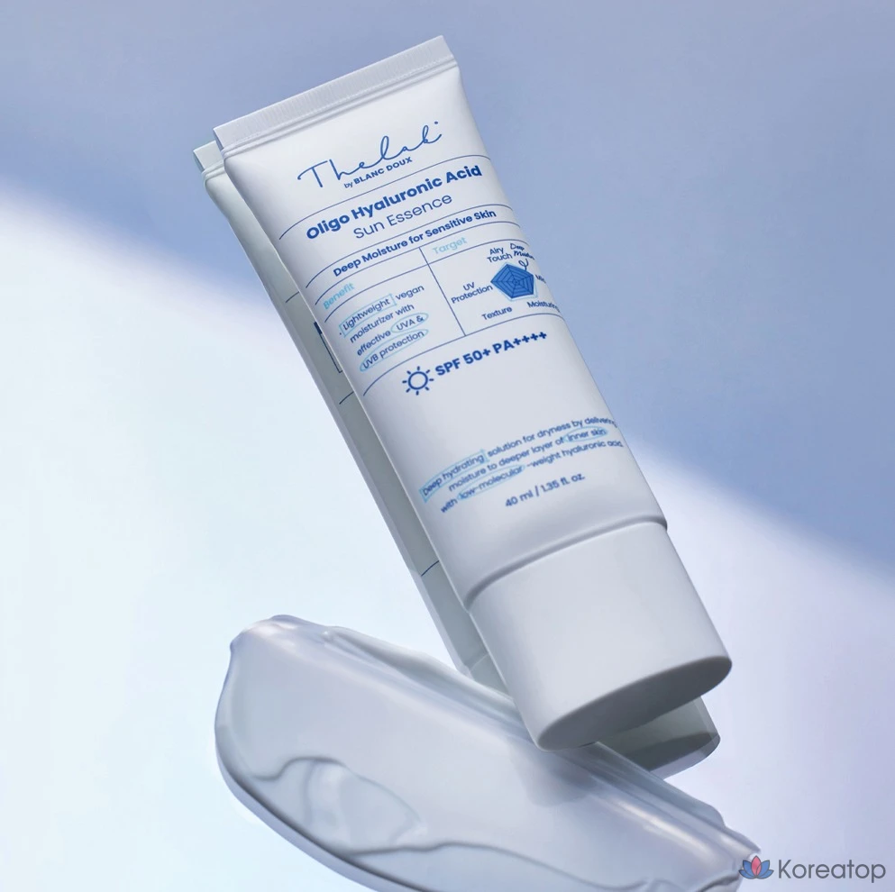 Солнцезащитная эссенция THE LAB by blanc doux Oligo Hyaluronic Acid Sun Essence SPF50+ PA++++, 40 мл, 1 шт.