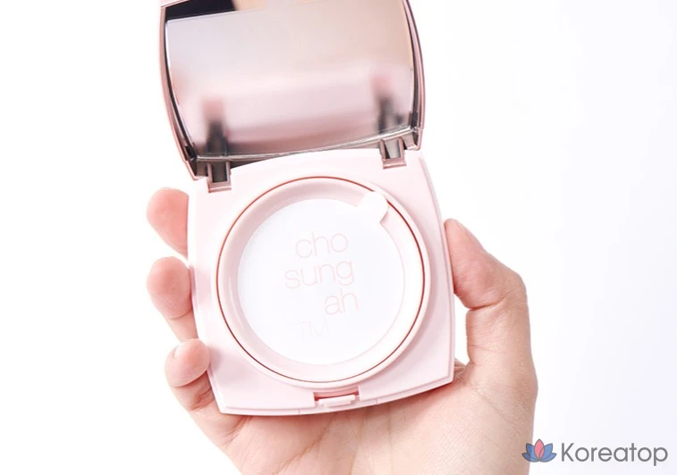Кушон CHOSUNGAH Raybeam Up Cream Angel Ring Edition CC Cushion SPF50+ PA++++, оттенок Peach, 14 г + 2 рефила, 1 шт.