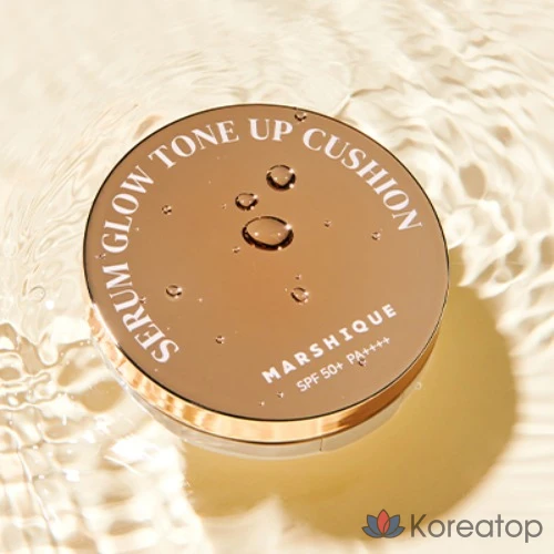 Кушон Marshique Serum Glow Tone Up Sun Cushion SPF50+ PA++++, 12 г, 1 шт.