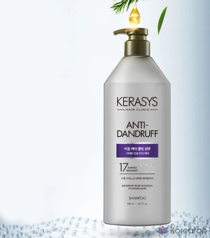 Шампунь KeraSys Scalp Dandruff Care Cooling Protein, 980 мл, 1 шт.