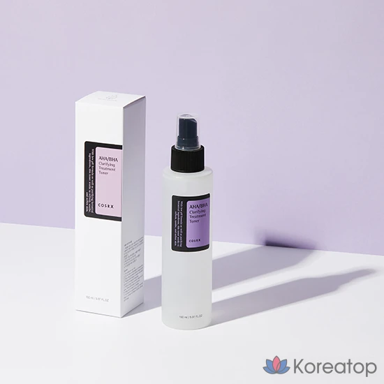 Тонер COSRX AHA BHA Clarifying Treatment Toner, 150 мл, 1 шт.