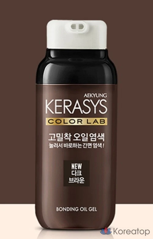 Краска для волос KeraSys High-Density Oil Hair Dye, оттенок Dark Brown, 1 шт.