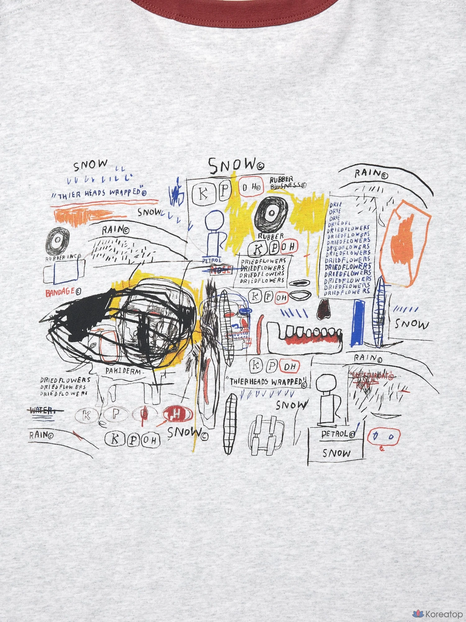 Футболка Uniqlo NY POP ART UT Graphic T Basquiat Ringer