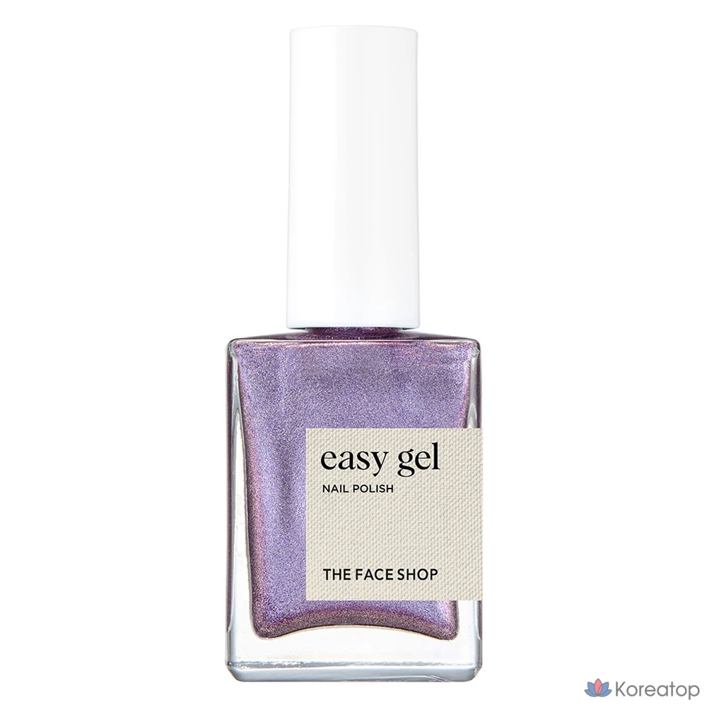 Лак для ногтей The Face Shop Easy Gel Color Nail Polish, оттенок 96 Glittery Space, 10 мл, 1 шт.