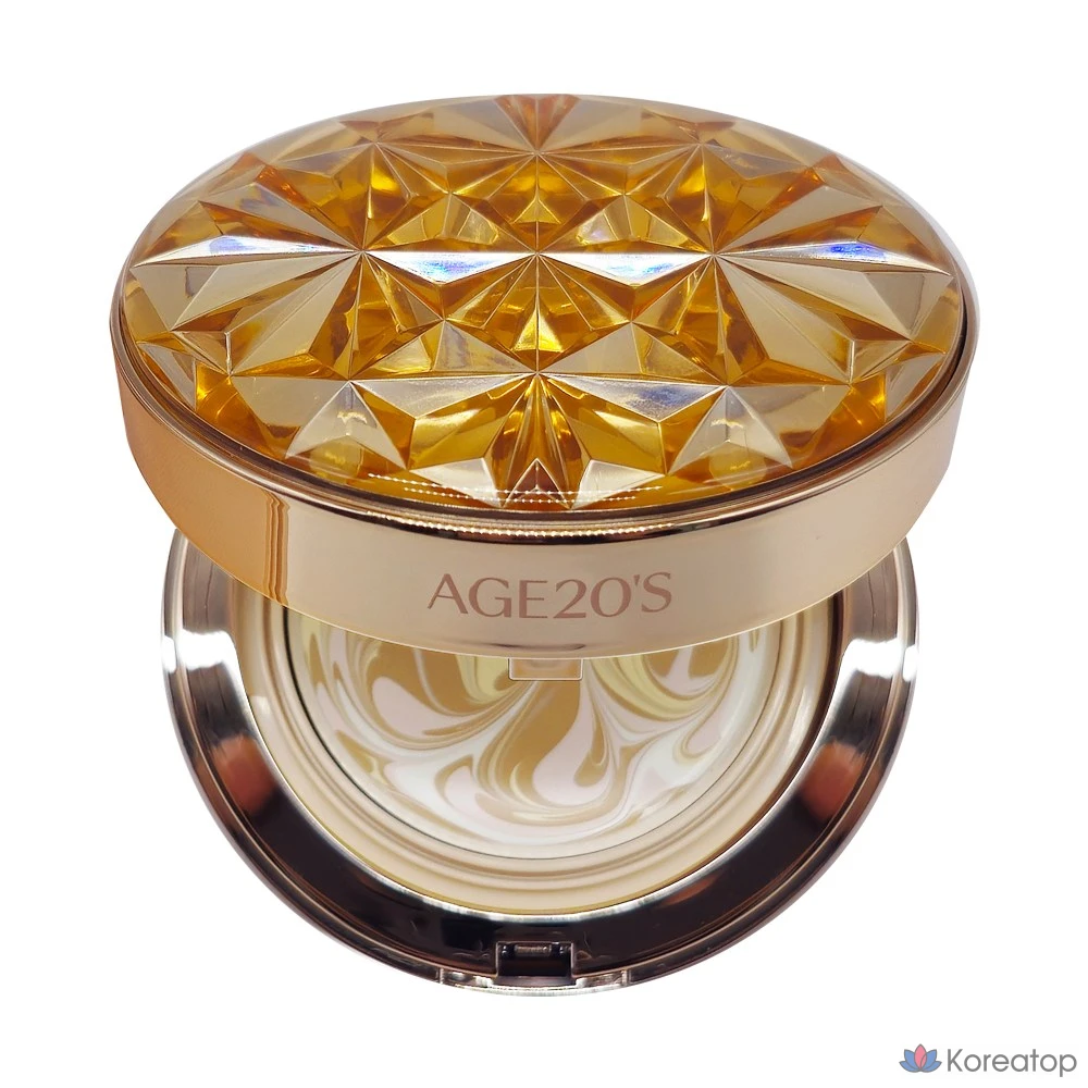 Пудра-компакт AGE 20S Pact Royal Gold Diamond Edition, оттенок 23, 1 шт.