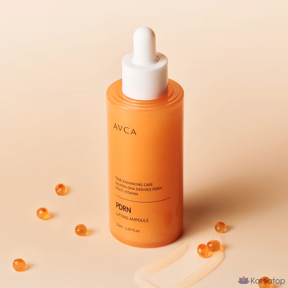 Ампульная сыворотка AVCA PDRN Multi Vitamin Whitening Elasticity Ampoule, 50 мл, 1 шт.