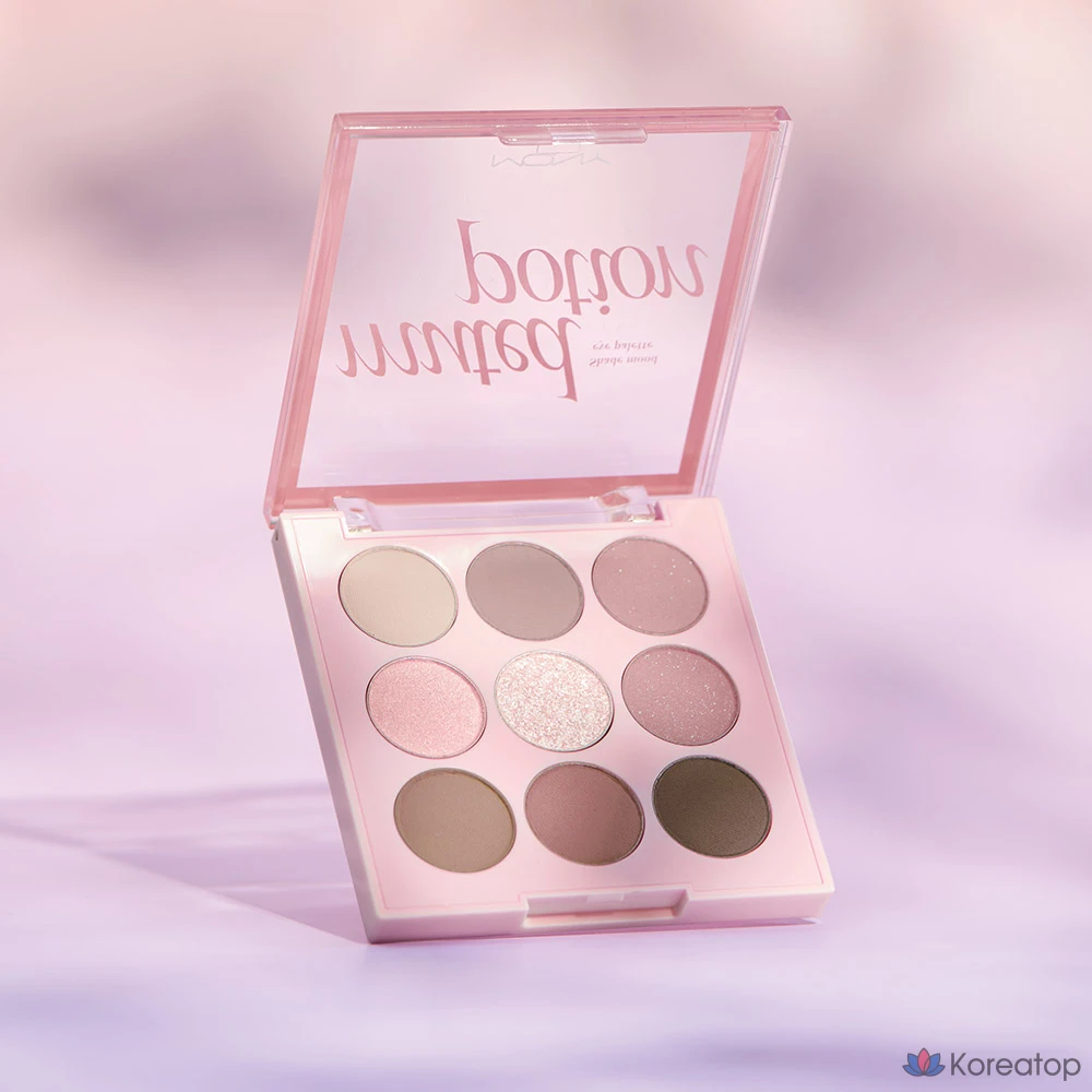 Палетка теней для век Mqny Shade Mood 9 Pan Eyeshadow Palette, смешанные оттенки, 1 шт.