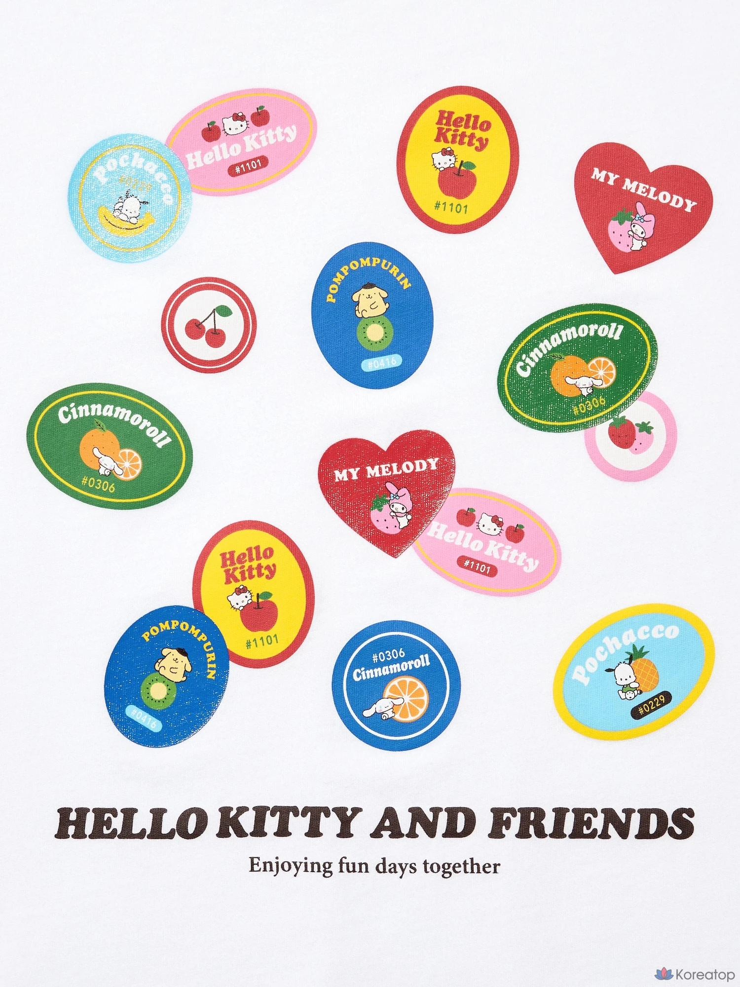Футболка для девочек Uniqlo Sanrio Characters UT Graphic T-Shirt