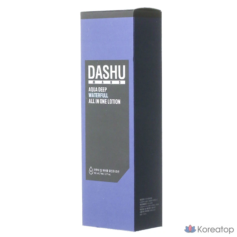 Лосьон для лица DASHU Men's Aqua Deep Waterful All-in-One Lotion, 153 мл, 1 шт.